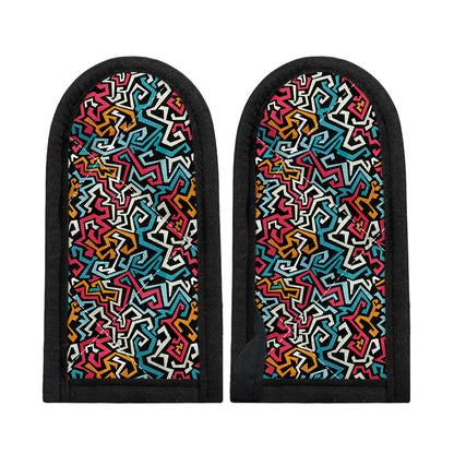 Abstract Funky Pattern Print Skillet Handle Cover