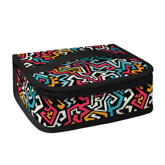 Abstract Funky Pattern Print Small Lunch Bag