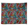 Abstract Funky Pattern Print Tapestry