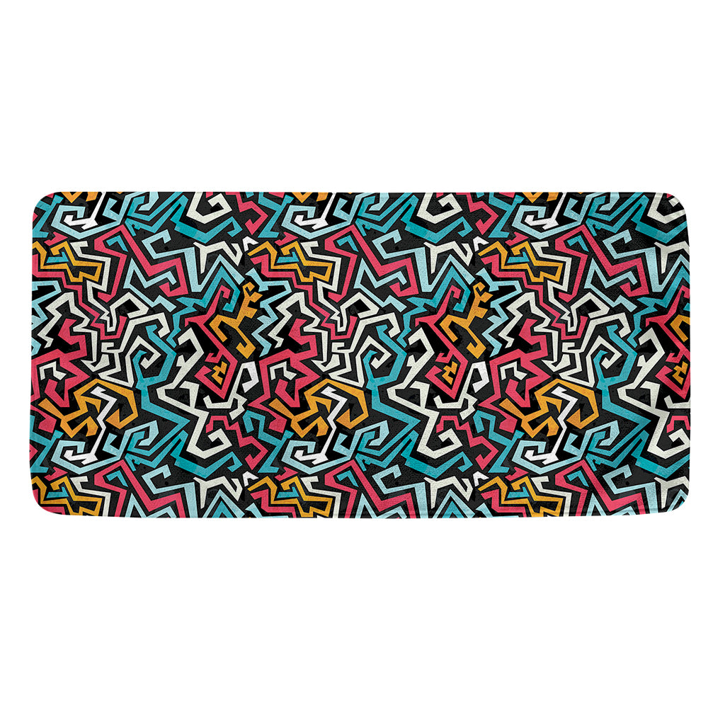 Abstract Funky Pattern Print Towel