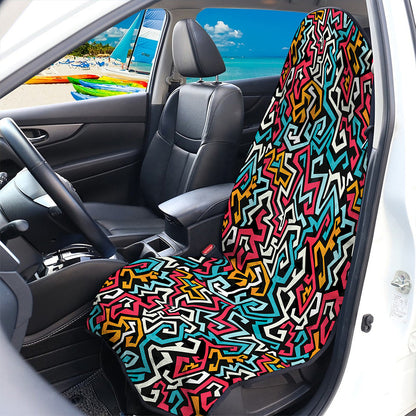 Abstract Funky Pattern Print Waterproof Car Seat Cover