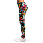 Abstract Funky Pattern Print Women's Leggings