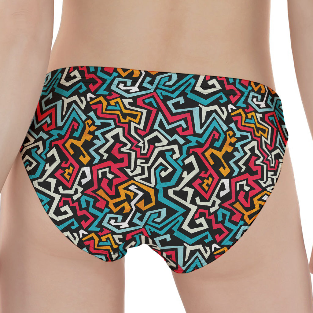 Abstract Funky Pattern Print Women's Panties