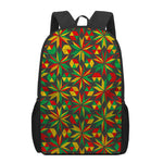 Abstract Geometric Reggae Pattern Print 17 Inch Backpack