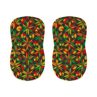 Abstract Geometric Reggae Pattern Print Bar Stool Covers