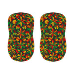Abstract Geometric Reggae Pattern Print Bar Stool Covers