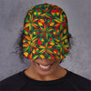 Abstract Geometric Reggae Pattern Print Baseball Cap