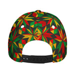 Abstract Geometric Reggae Pattern Print Baseball Cap