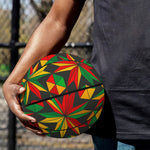 Abstract Geometric Reggae Pattern Print Basketball