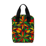 Abstract Geometric Reggae Pattern Print Bible Tote Bag