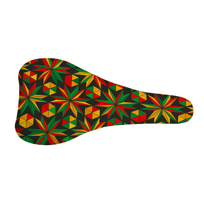 Abstract Geometric Reggae Pattern Print Bicycle Seat Cover