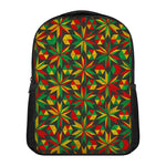 Abstract Geometric Reggae Pattern Print Casual Backpack