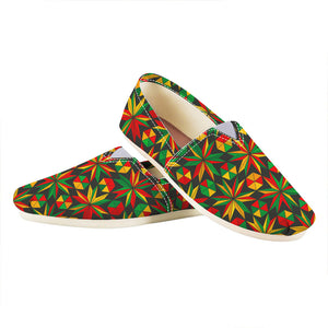 Abstract Geometric Reggae Pattern Print Casual Shoes