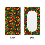 Abstract Geometric Reggae Pattern Print Changing Pad Cover