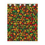 Abstract Geometric Reggae Pattern Print Curtain