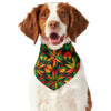 Abstract Geometric Reggae Pattern Print Dog Bandana