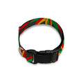 Abstract Geometric Reggae Pattern Print Dog Collar