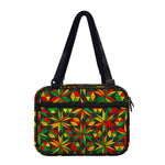 Abstract Geometric Reggae Pattern Print Double Strap Bible Bag