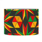 Abstract Geometric Reggae Pattern Print Drum Lamp Shade