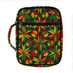 Abstract Geometric Reggae Pattern Print Front Pocket Bible Bag
