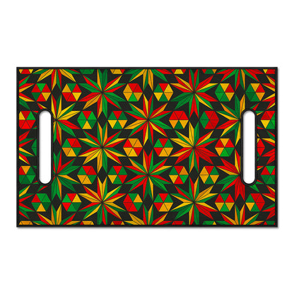 Abstract Geometric Reggae Pattern Print Golf Cart Seat Cover