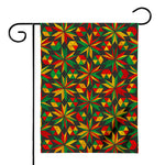 Abstract Geometric Reggae Pattern Print House Flag