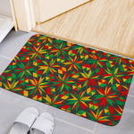 Abstract Geometric Reggae Pattern Print Indoor Door Mat