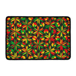 Abstract Geometric Reggae Pattern Print Kitchen Mat