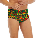 Abstract Geometric Reggae Pattern Print Men's Briefs
