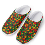 Abstract Geometric Reggae Pattern Print Mesh Casual Shoes