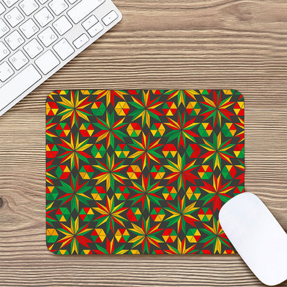 Abstract Geometric Reggae Pattern Print Mouse Pad