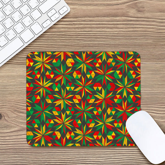 Abstract Geometric Reggae Pattern Print Mouse Pad