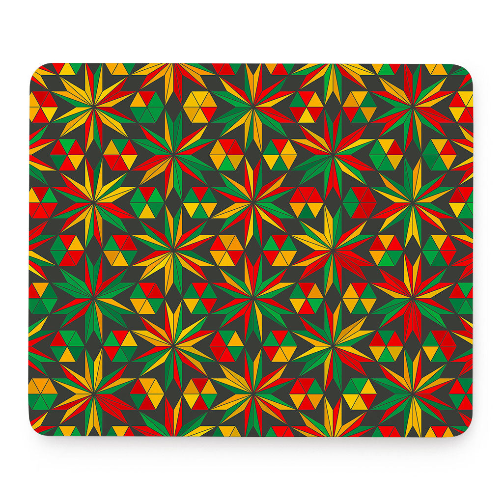 Abstract Geometric Reggae Pattern Print Mouse Pad