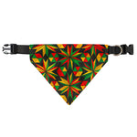 Abstract Geometric Reggae Pattern Print Over The Collar Dog Bandana