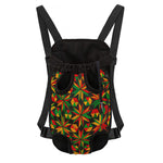 Abstract Geometric Reggae Pattern Print Pet Carrier Backpack