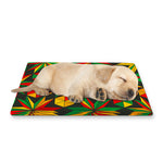 Abstract Geometric Reggae Pattern Print Pet Cooling Mat Cover