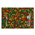 Abstract Geometric Reggae Pattern Print Placemat