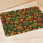 Abstract Geometric Reggae Pattern Print Polyester Doormat