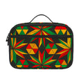 Abstract Geometric Reggae Pattern Print Portable Lunch Bag