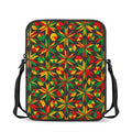 Abstract Geometric Reggae Pattern Print Rectangular Crossbody Bag