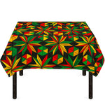 Abstract Geometric Reggae Pattern Print Tablecloth