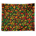 Abstract Geometric Reggae Pattern Print Tapestry