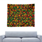 Abstract Geometric Reggae Pattern Print Tapestry