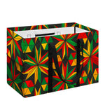 Abstract Geometric Reggae Pattern Print Utility Tote Bag