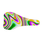 Abstract Holographic Liquid Trippy Print Bicycle Seat Cover