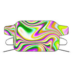 Abstract Holographic Liquid Trippy Print Car Windshield Snow Cover