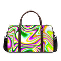 Abstract Holographic Liquid Trippy Print Duffel Bag