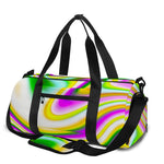 Abstract Holographic Liquid Trippy Print Gym Bag
