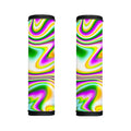 Abstract Holographic Liquid Trippy Print Handle Covers