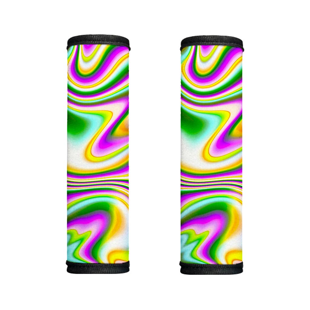 Abstract Holographic Liquid Trippy Print Handle Covers
